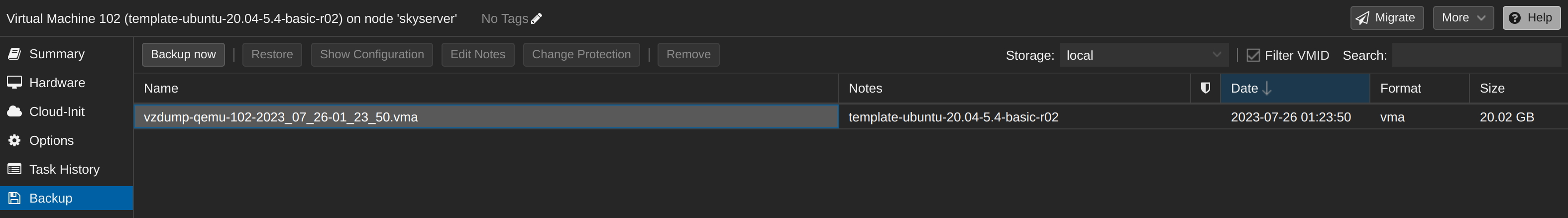 backup-result